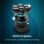Cecotec Bamba PrecisionCare Skull Máquina de Barbear de Cabeça com 7 Lâminas Flutuantes e Base de Carregamento