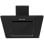 Hotte décorative périmétrique Infiniton CMPTRAL-SG60 60 cm C Verre noir