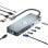 Leotec LEDS03 Docking Station 11 em 1 Plus USB-C PD 100W / HDMI 4K / VGA / DP / USB 3.2 / RJ 45 / MSD