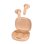 Auriculares JBL Vibe Flex inalámbricos Bluetooth con cancelación activa de ruido, micrófono y protección IP54 beige