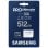Samsung PRO Ultimate 512GB MicroSDXC UHS-I U3 A2 V30 + Adaptador SD