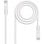 Nanocable Cable de Red Ethernet RJ45 LSZH Cat.6A UTP AWG24 100% Cobre 3m Blanco