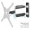 Support mural TV Onkron M4-B 32"-65" pivotant à -90º/+90º jusqu'à 35Kg noir