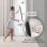 Onkron M7L-W Soporte TV 40"-75" de Pared, Extra Largo 71cm, Max 68.2 Kg, Blanco