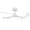 Ventilatore da Soffitto Universale Blu Tuvalu 6036W con Pale Nascoste e Wifi 106cm 35W Bianco