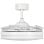 Ventilatore da Soffitto Universale Blu Tuvalu 6036W con Pale Nascoste e Wifi 106cm 35W Bianco