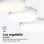 Ventilatore da Soffitto Universale Blu Tuvalu 6036W con Pale Nascoste e Wifi 106cm 35W Bianco