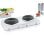 Severin DK 1042 Hornillo de Mesa 2 Fuegos 2500W Blanco