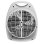 Riscaldatore verticale universale Copacabana 3020W blu 2000W bianco