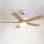 Universal Blue Etesios 6042W Ventilador de Techo con Aspas Reversibles 50W Blanco/Madera