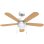 Universal Blue Etesios 6042W Ventilador de Techo con Aspas Reversibles 50W Blanco/Madera