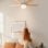 Universal Blue Etesios 6042W Ventilador de Techo con Aspas Reversibles 50W Blanco/Madera