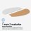 Universal Blue Geneva 6030W Ventilador de Techo con Luz y Aspas Reversibles 76cm 50W Blanco/Madera