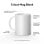 Tazza Cricut Mug White 350ml Ceramica Bianca Set 6 pezzi Sublimazione