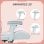 Homcom Silla Gaming Reclinable Giratoria Con Cojín Lumbar 67x60x120-128 Cm Rosa