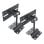 Enceintes sans fil noires Approx APPSPK02BK avec 2 supports muraux