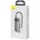 Baseus Metal Gleam Series Hub 4 en 1 USB-C a 3 x USB + HDMI Gris