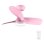 Ventilatore da soffitto Cecotec EnergySilence Aero 3050 Pink LED 36W Rosa 3 pale DC