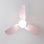 Ventilatore da soffitto Cecotec EnergySilence Aero 3050 Pink LED 36W Rosa 3 pale DC