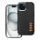 Cooles schwarzes Milano Case für iPhone 15