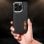 Cooles schwarzes Milano Case für iPhone 15