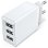 Vention FEW0-EU Cargador de Pared 3xUSB 12W Blanco