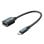 Vention CCUBB Cable OTG USB 2.0 Micro-B Macho a USB A Hembra 0.15m Negro