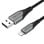 Cable Lightning Vention 2m USB 2.0 Macho a Macho Gris