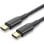 Vention Cable USB-C 2.0 a USB-C Macho/Macho 60W 1.5m Negro