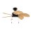 Cecotec EnergySilence Aero 360 Black&Wood Ventilador de Techo con Luz 50W Negro/Madera