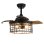Cecotec EnergySilence Aero 3600 Invisible Metallic Style Ventilador de Techo con Luz 25W Negro