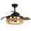 Cecotec EnergySilence Aero 3600 Invisible Natural Design Ventilador de Techo con Luz 25W Negro