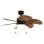 Ventilador Cecotec EnergySilence Aero 365 Black&Wood techo 50W luz 36" 6 aspas reversibles
