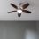 Ventilatore da soffitto Cecotec EnergySilence Aero 4200 White&Darkwood LED 53W 42" 3 velocità