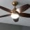 Ventilatore da soffitto Cecotec EnergySilence Aero 4200 Golddarkwood 53W LED 42" 3 velocità