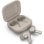 Auricolari Motorola Buds Plus wireless Bluetooth con Cancellazione Attiva Rumore, Sound by Bose, compatibili Dolby Atmos, 30h autonomia, colore sabbia