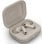 Auricolari Motorola Buds Plus wireless Bluetooth con Cancellazione Attiva Rumore, Sound by Bose, compatibili Dolby Atmos, 30h autonomia, colore sabbia