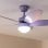 Ventilatore da soffitto Cecotec EnergySilence Aero 4260 Full Purple LED 40W 42" DC Timer