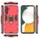 Max Power Digital Funda Magnética con Anillo Roja para Samsung Galaxy A34 5G