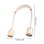 Klack Ventilador de Cuello Recargable por USB Beige