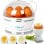 Duronic EB27 Hervidor de Huevos 400W 7 Huevos Avisador Sonoro Función Mantener Caliente