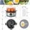 Duronic Eb40 Hervidor De Huevos 400W 7 Huevos Termostato y Minutero Apagado Automático