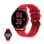Ksix Core Bluetooth 46mm AMOLED Rouge M Étanche IP67 SpO2 Pulsomètre Sommeil