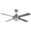 Ventilatore da soffitto universale blu Siroco 6042X a 3 velocità con luce e telecomando 55W