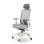 Cadeira ergonômica de malha Spacio Ardena com apoio de cabeça cinza