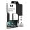Sublim Clear Shock Case Funda Negra para para Samsung Galaxy Tab S9 11"/S9 FE 10.9"