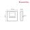 Ariston Cube RF Termostato Inalambrico Compatible con App Ariston Net (Necesario Receptor RF) Negro