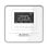 Ariston Cube RF Termostato Inalambrico Compatible con App Ariston Net (Necesario Receptor RF) Blanco
