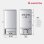Ariston Lydos Hybrid WiFi Termo Eléctrico con Aerotermia 80L A + Soporte de Pared Instafix