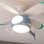 Ventilateur de plafond Cecotec EnergySilence Aero 4600 Helicopter 36W LED 39" Bleu